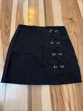 By the way lace up skirt